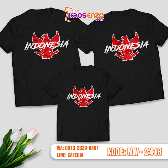  Baju Kaos Couple Keluarga Indonesia | Kaos Family Custom Indonesia - NW 2418