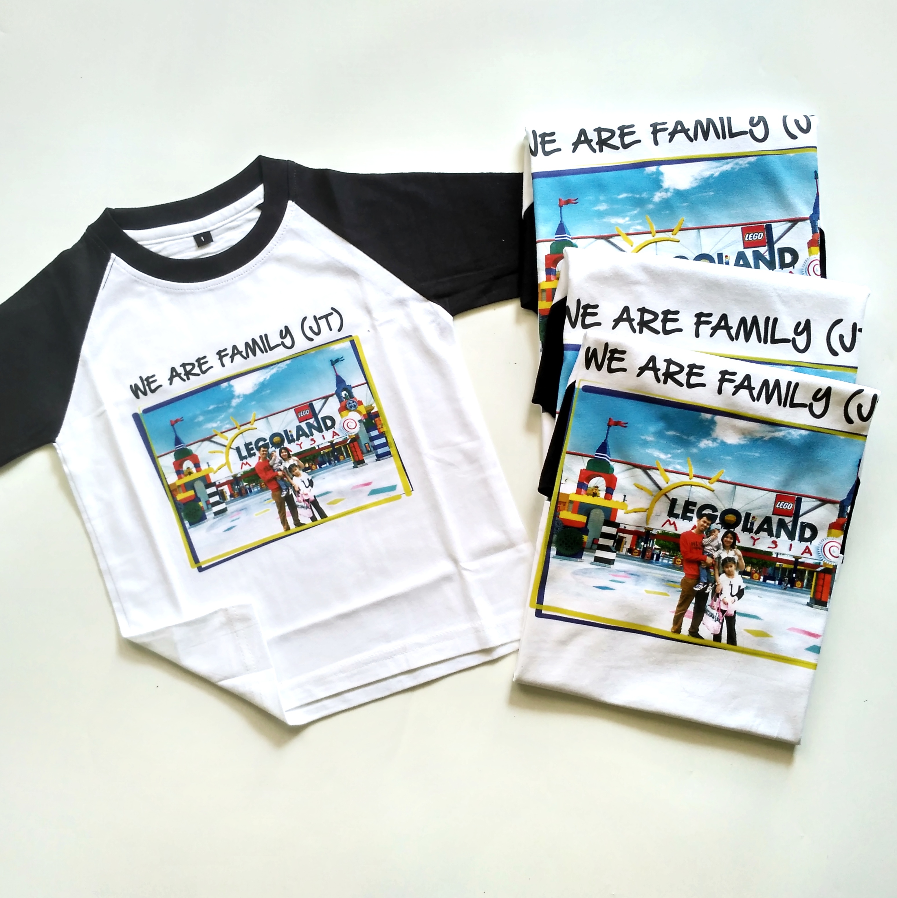 Baju Kaos Couple Keluarga | Baju Kaos Ultah Traveling Motif Tulisan Keluarga