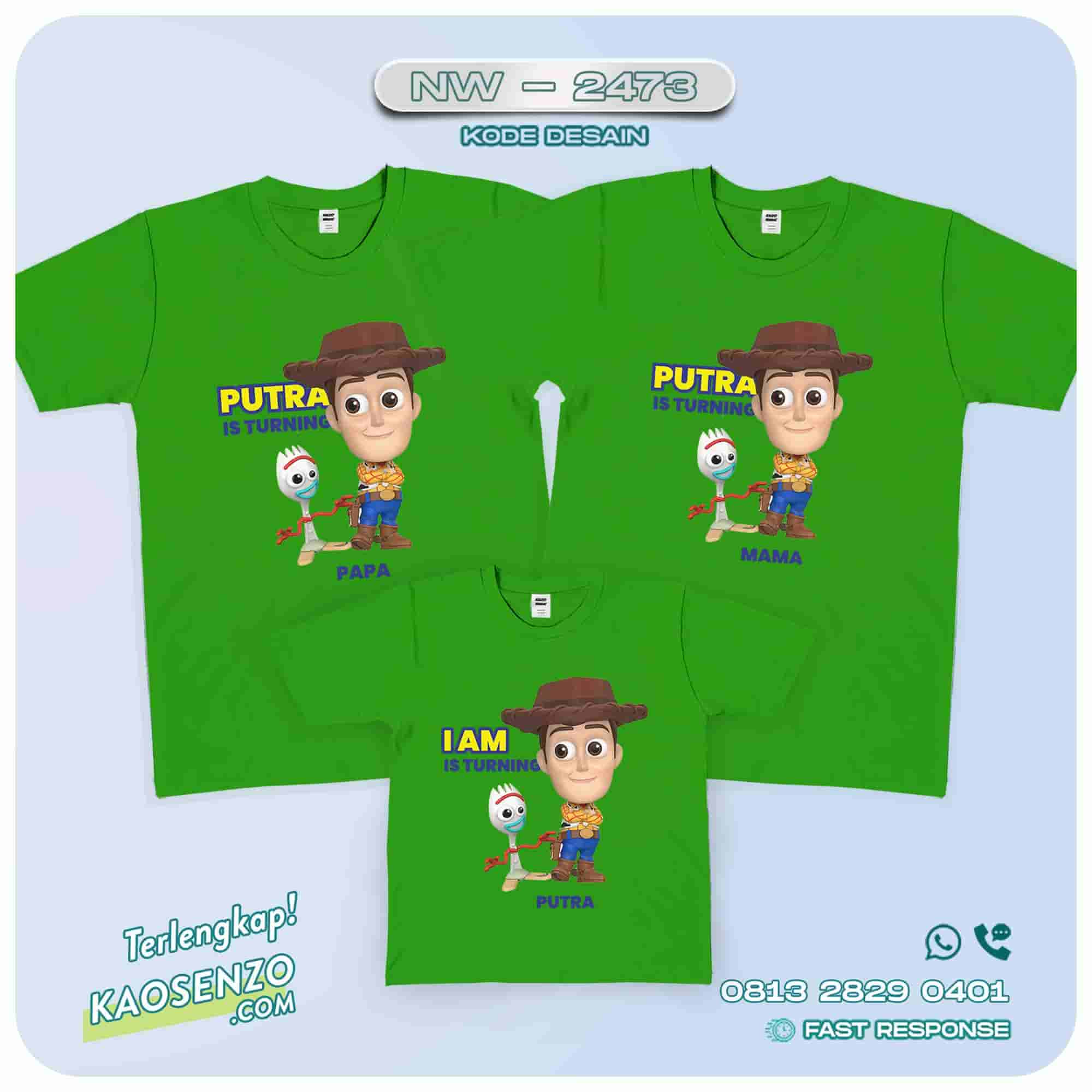 Baju Kaos Couple Keluarga Toy Story | Kaos Family Custom | Kaos Toy Story - NW 2473