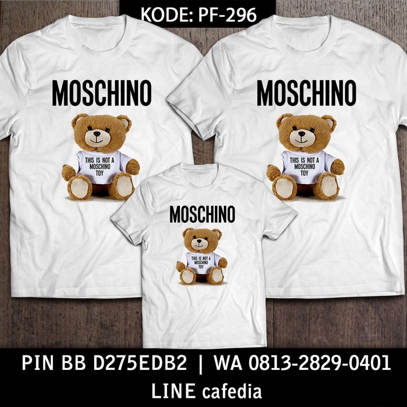 Baju Kaos Couple Keluarga | Kaos Family Custom Bear - PF 296