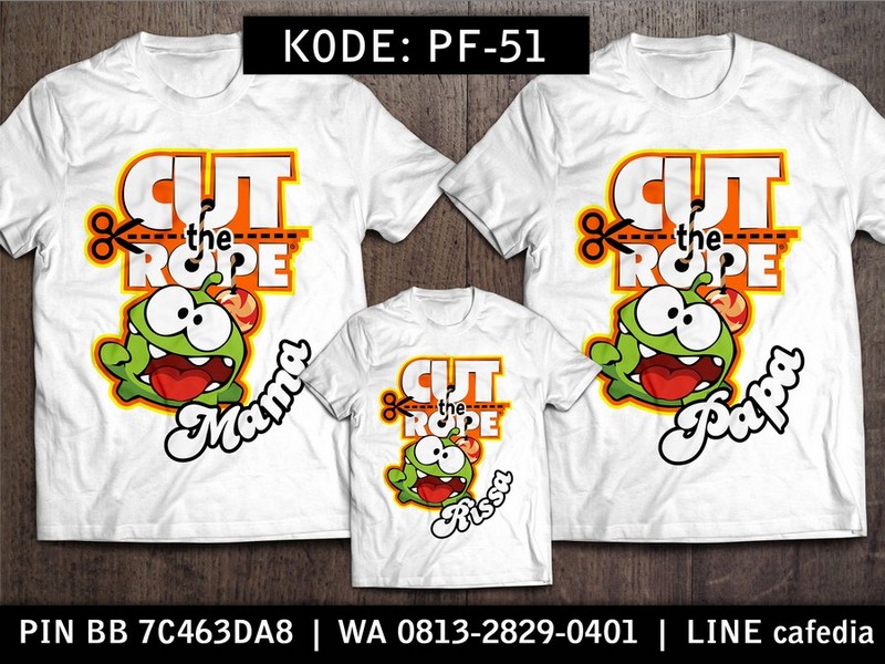 Baju Kaos Couple Keluarga | Kaos Family Custom The Roop - PF 51