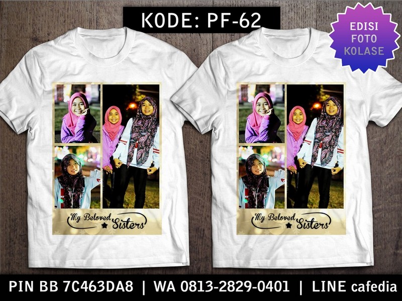 Baju Kaos Couple Keluarga | Kaos Family Custom Foto - PF 62