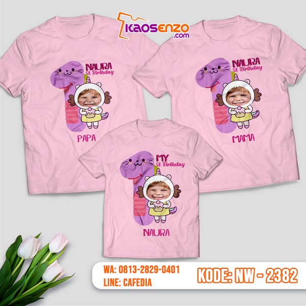 Baju Kaos Couple Keluarga Unicorn | Kaos Family Custom | Kaos Unicorn - NW 2382