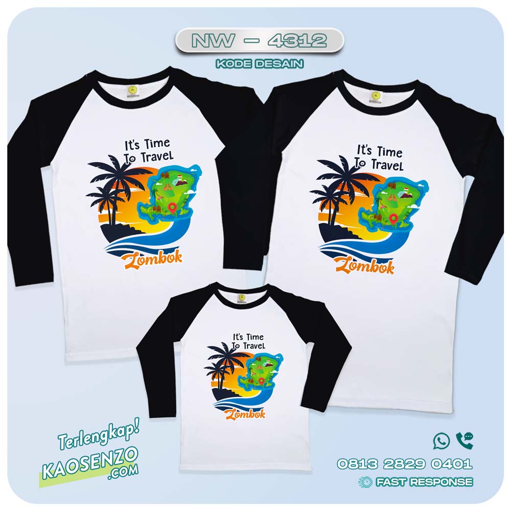 Baju Kaos Couple Keluarga Gathering | Kaos Family Custom | Kaos Family Gathering - NW 4312