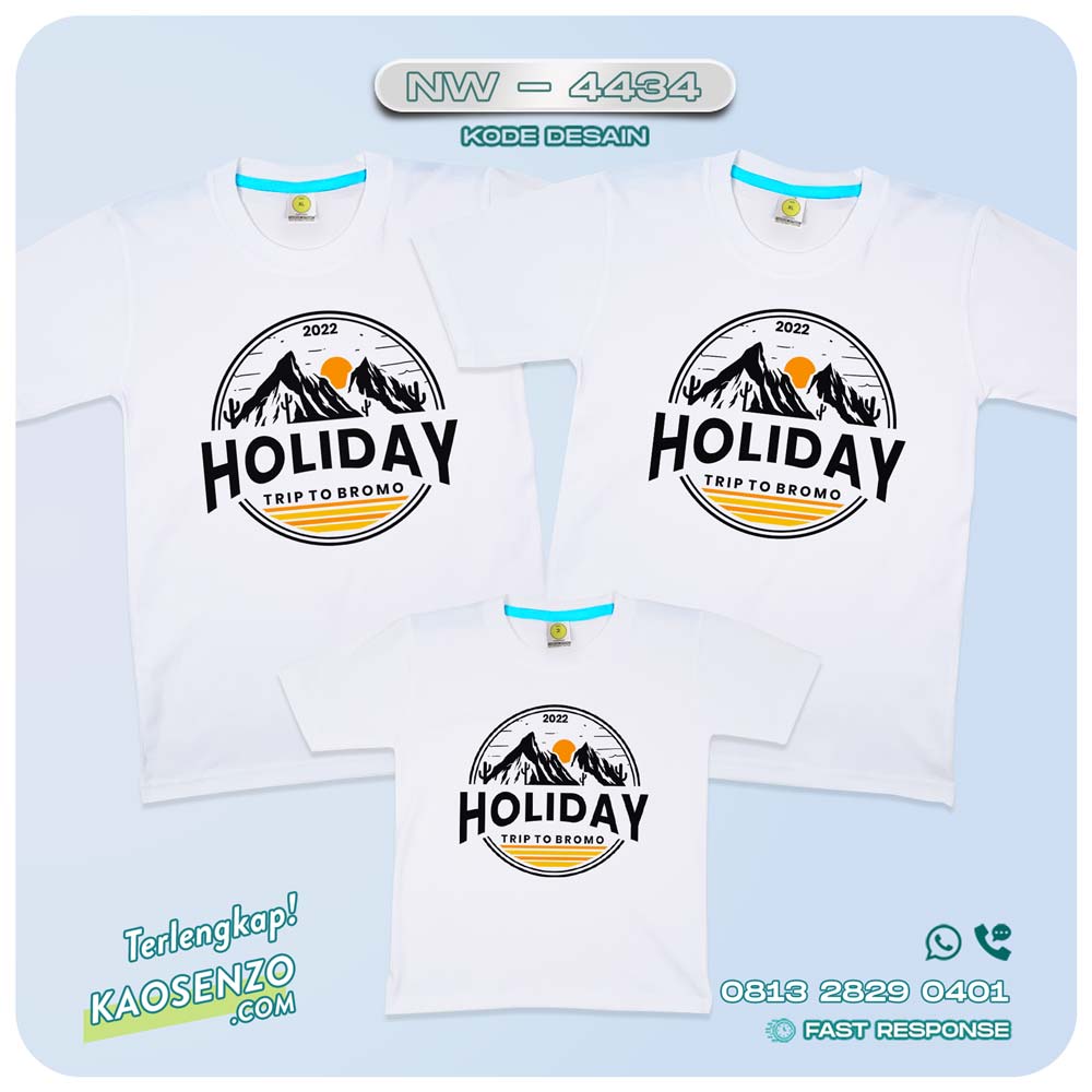 Baju Kaos Couple Keluarga Traveling | Kaos Couple Family Gathering | Kaos Liburan Keluarga | Kaos Traveling - NW 4434