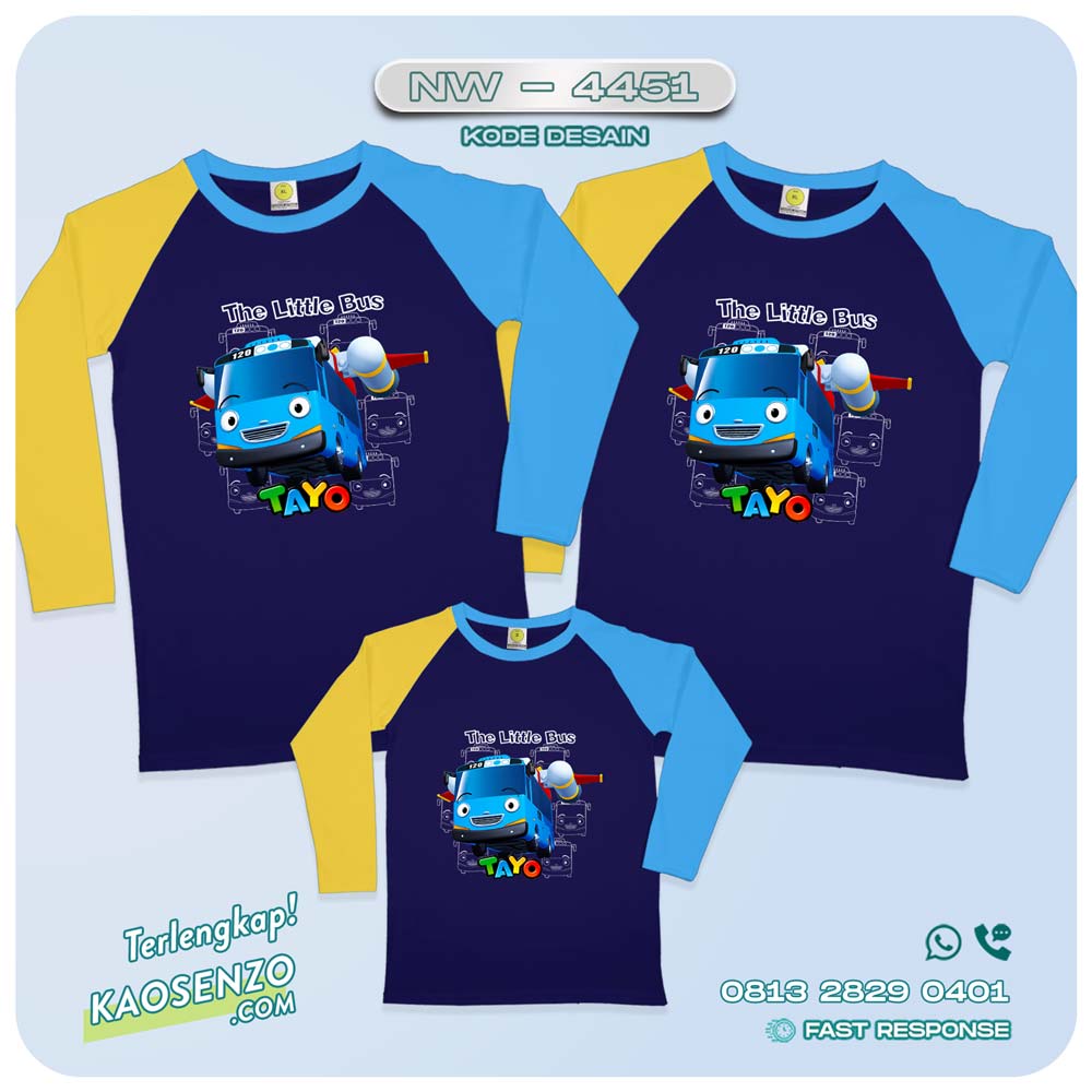 Baju Kaos Couple Keluarga | Kaos Family Custom | Kaos Tayo - NW 4449 