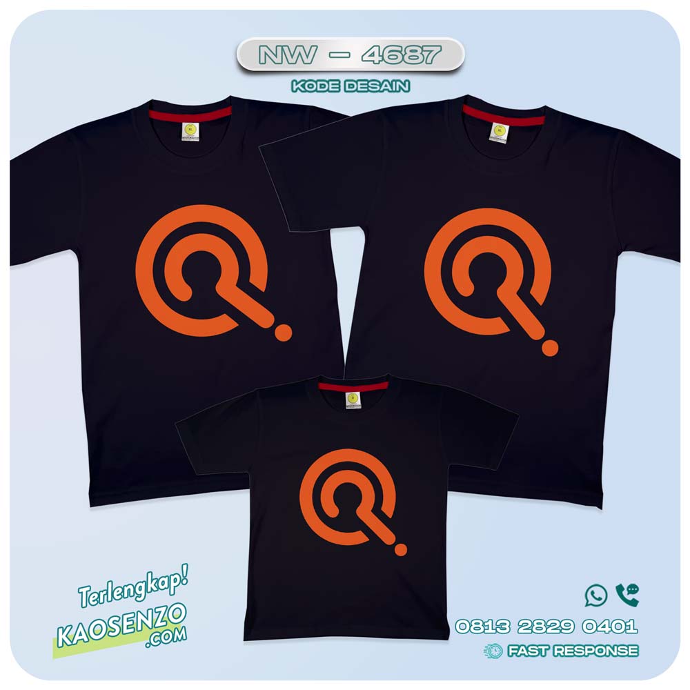 Baju Kaos Couple Keluarga Riko The Series | Kaos Family Custom Riko The Series | Kaos Riko The Series - NW 4687