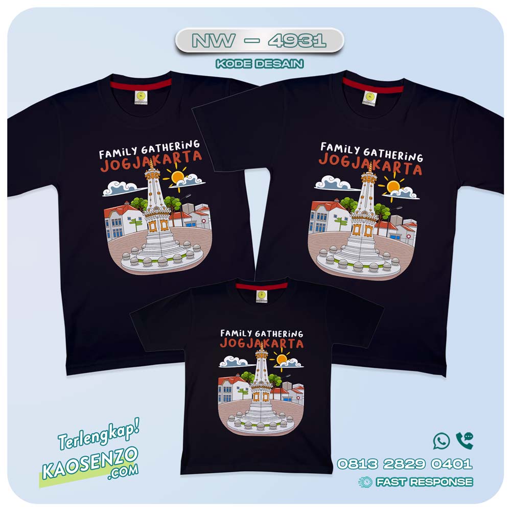 Kaos Couple Keluarga Traveling | Kaos Family Gathering | Kaos Liburan Keluarga | Kaos Traveling - NW 4931