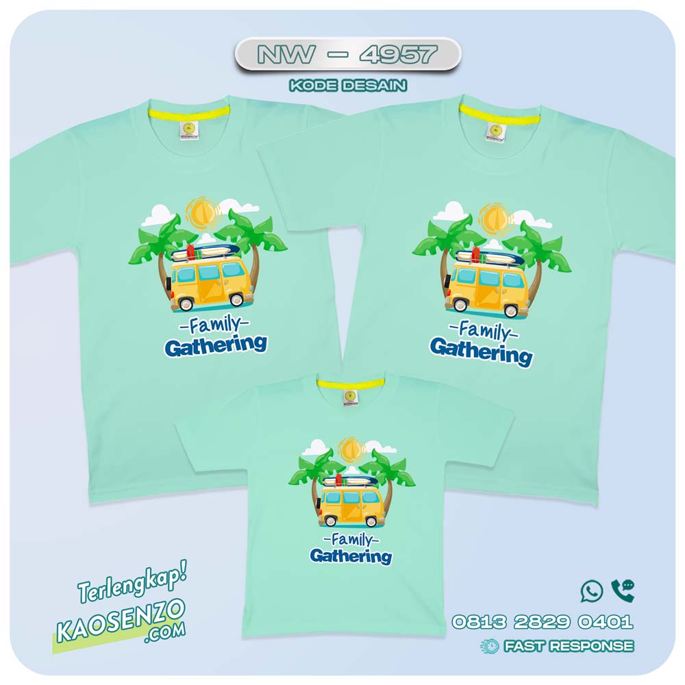 Kaos Couple Keluarga Traveling | Kaos Family Gathering | Kaos Liburan Keluarga | Kaos Liburan - NW 4957