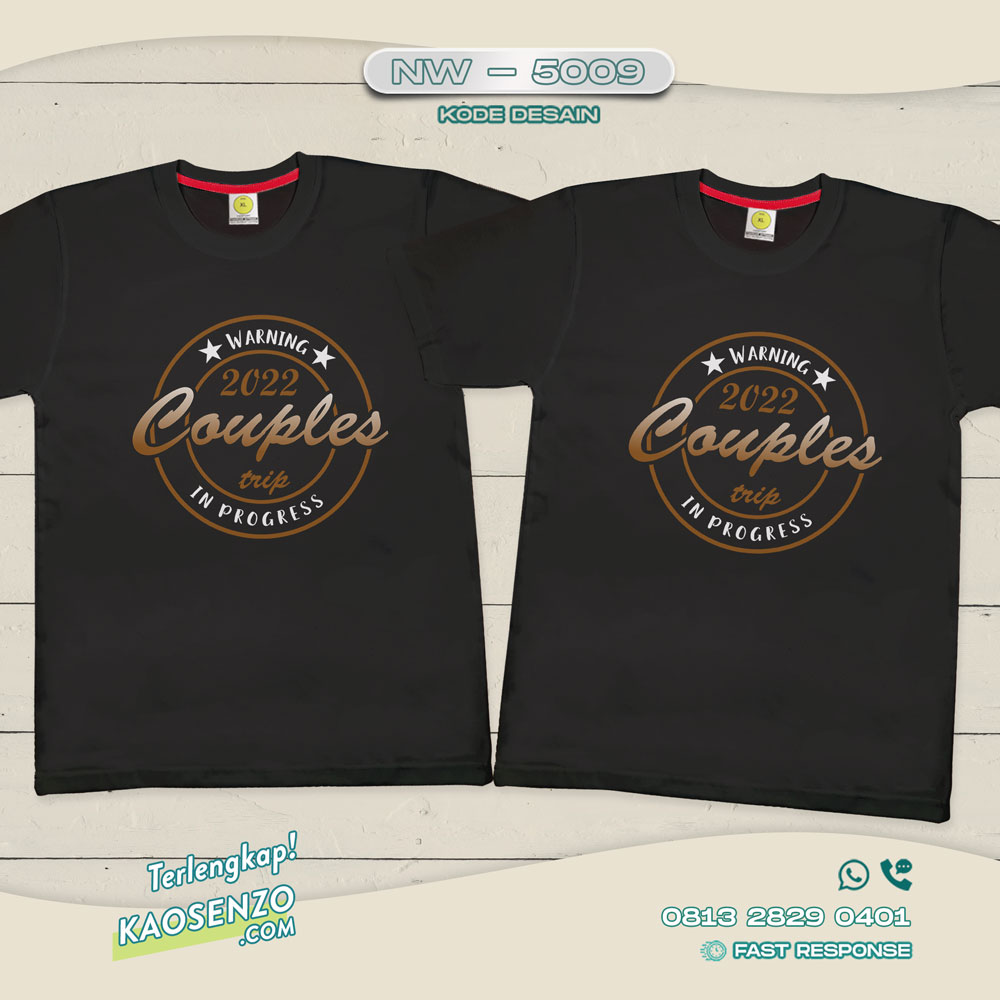 Baju Kaos Couple Pasangan | Kaos Family Custom Suami Istri | Kaos Pasangan - NW 5009