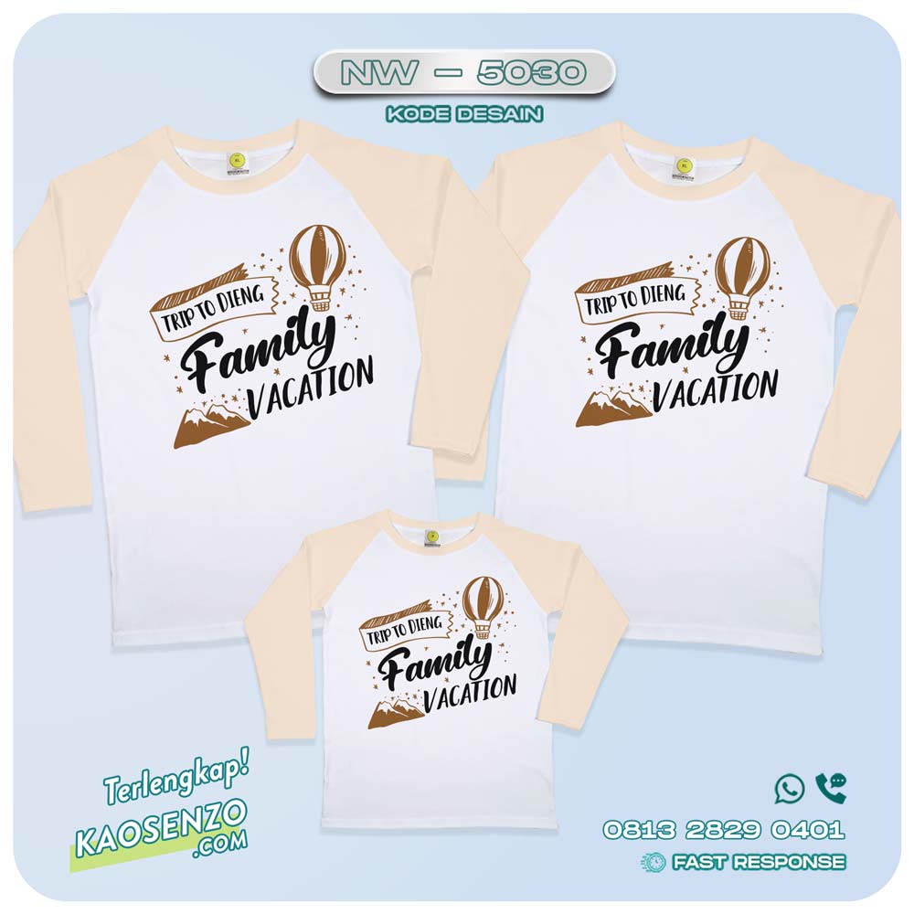 Baju Kaos Couple Keluarga Traveling | Kaos Couple Family Gathering | Kaos Liburan Keluarga | Kaos Traveling - NW 5030