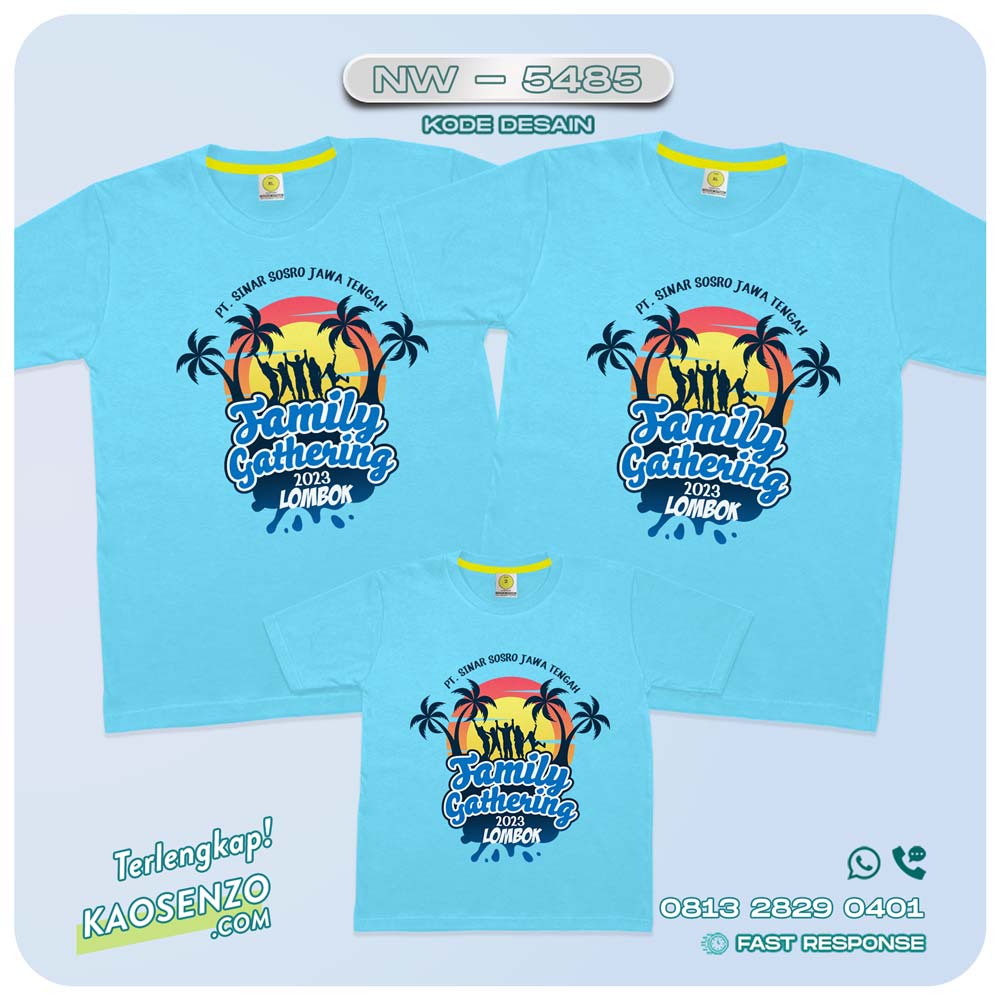 Kaos Couple Keluarga Traveling | Kaos Family Gathering | Kaos Liburan Keluarga | Kaos Gathering - NW 5485