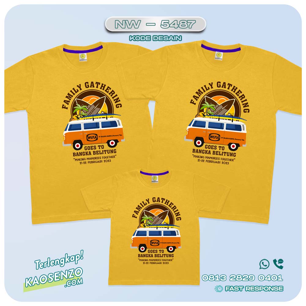 Kaos Couple Keluarga Traveling | Kaos Family Gathering | Kaos Liburan Keluarga | Kaos Gathering - NW 5487