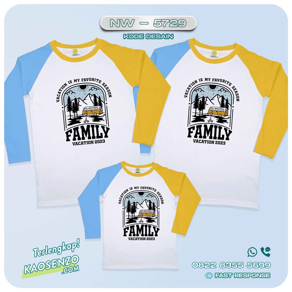 Kaos Couple Keluarga Traveling | Kaos Couple Family Gathering | Kaos Liburan Keluarga | Kaos Liburan - NW 5729