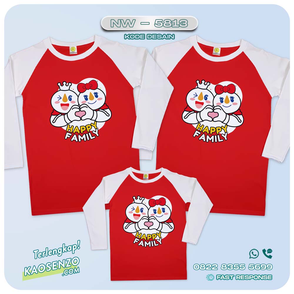 Baju Kaos Couple Keluarga Ice Cream Mixue | Kaos Ultah Anak Es Krim Mixue | Kaos Mixue - NW 5813