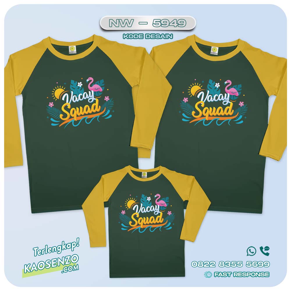 Kaos Couple Keluarga Traveling | Kaos Couple Family Gathering | Kaos Liburan Keluarga | Kaos Liburan - NW 5949