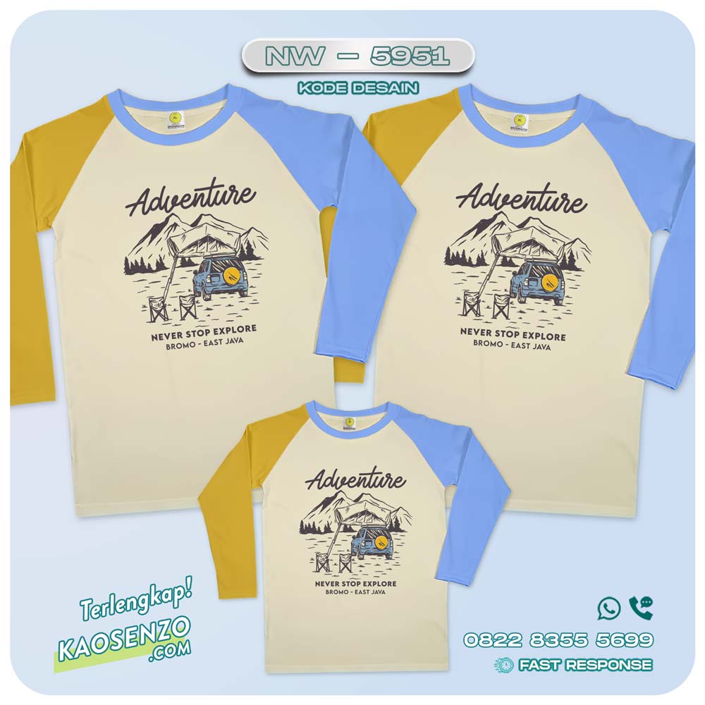 Kaos Couple Keluarga Traveling | Kaos Couple Family Gathering | Kaos Liburan Keluarga | Kaos Liburan - NW 5951