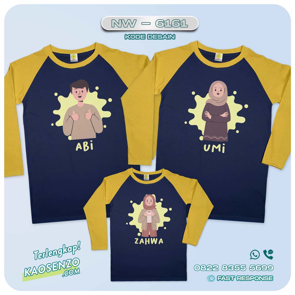 Baju Kaos Couple Keluarga Kartun Karakter | Kaos Family Custom Kartun Karakter | Kaos Kartun Karakter - NW 6161