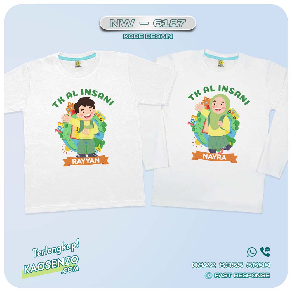 Baju Kaos Couple Kelas TK PAUD SD | Kaos Custom Kelas | Kaos Kelas TK - NW 6187