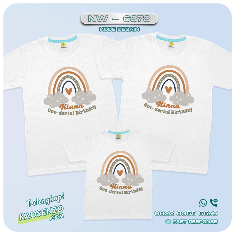 Baju Kaos Couple Keluarga Boho Rainbow | Kaos Couple Family Custom Boho Rainbow | Kaos motif Boho Rainbow - NW 6373