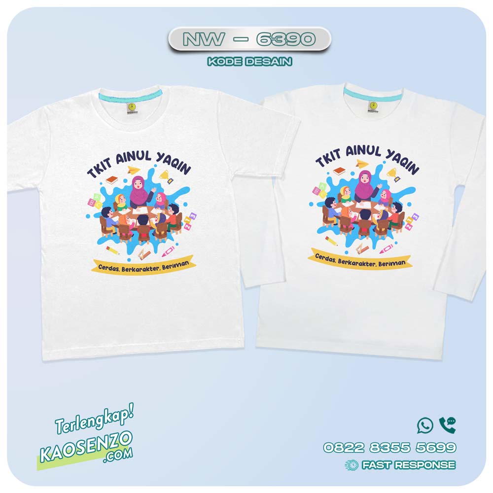 Baju Kaos Couple Kelas TK PAUD SD | Kaos Custom Kelas | Kaos Kelas SD - NW 6390