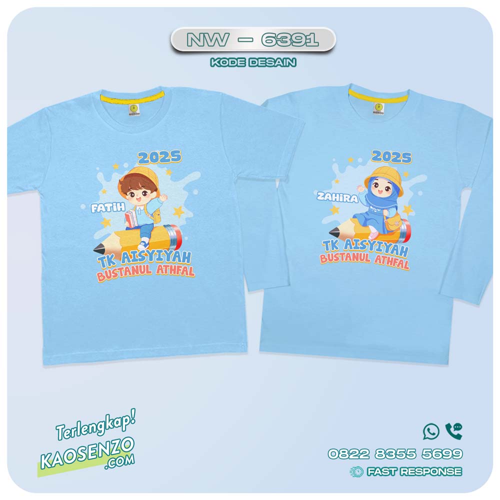 Baju Kaos Couple Kelas TK PAUD SD | Kaos Custom Kelas | Kaos Kelas TK - NW 6391