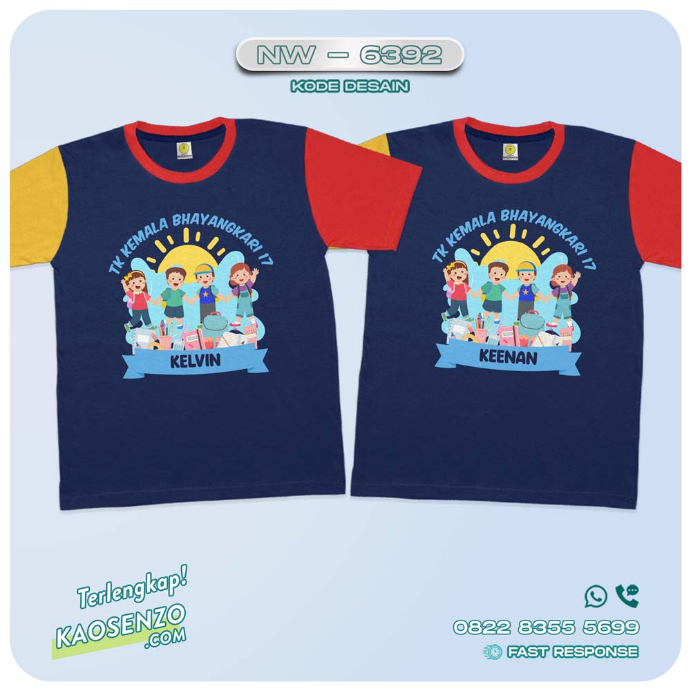 Baju Kaos Couple Kelas TK PAUD SD | Kaos Custom Kelas | Kaos Kelas TK - NW 6392