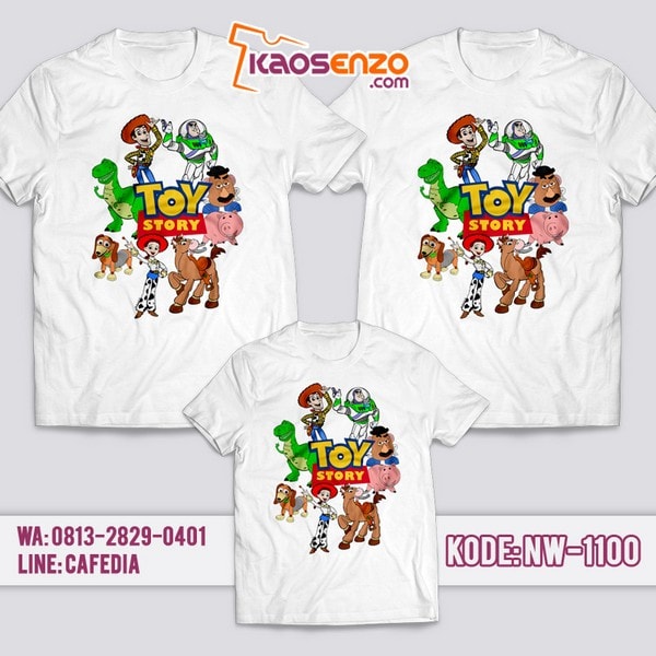 Baju Kaos Couple Keluarga | Kaos Family Custom | Kaos Toy Story - NW 1100