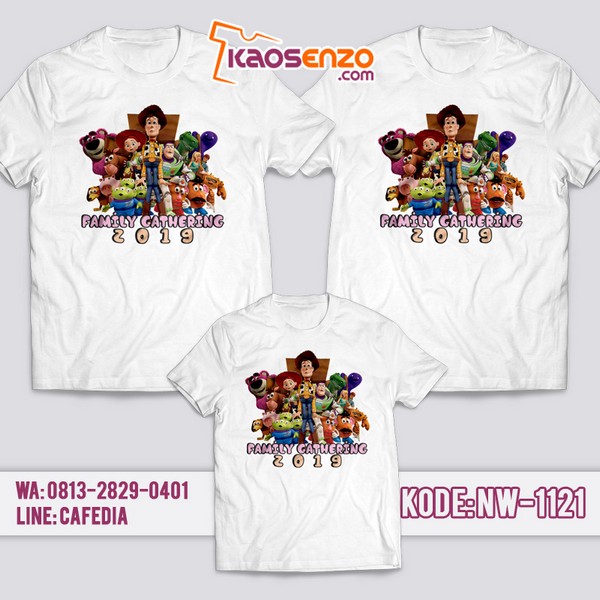 Baju Kaos Family Gathering TOY STORY | Kaos Couple Keluarga | Kaos TOY STORY - NW 1189