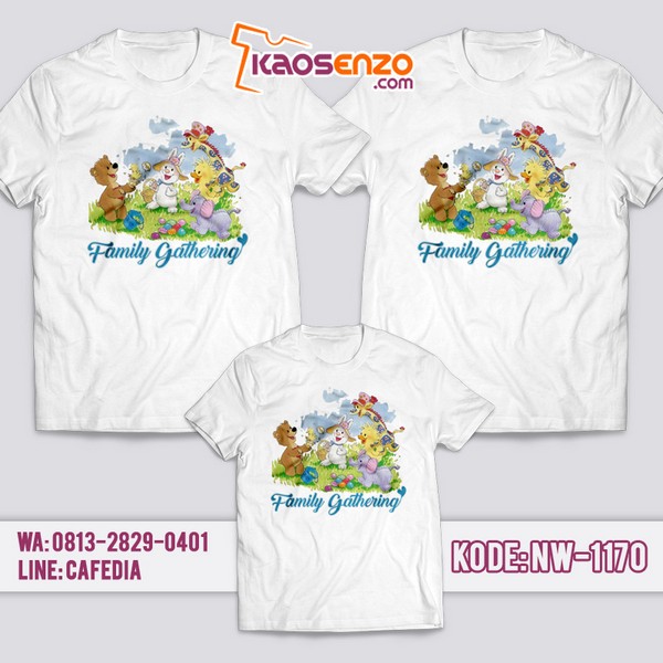 Baju Kaos Family Gathering ZOO Animal | Kaos Couple Keluarga | Kaos ZOO Animal - NW 1189