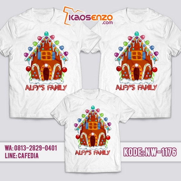 Baju Kaos Couple Keluarga Candy Land | Kaos Family Custom | Kaos Candy Land - NW 1176