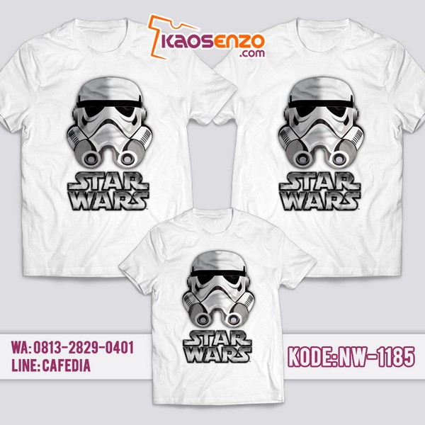 Baju Kaos Couple Keluarga Star Wars | Kaos Family Custom | Kaos Star Wars - NW 1185