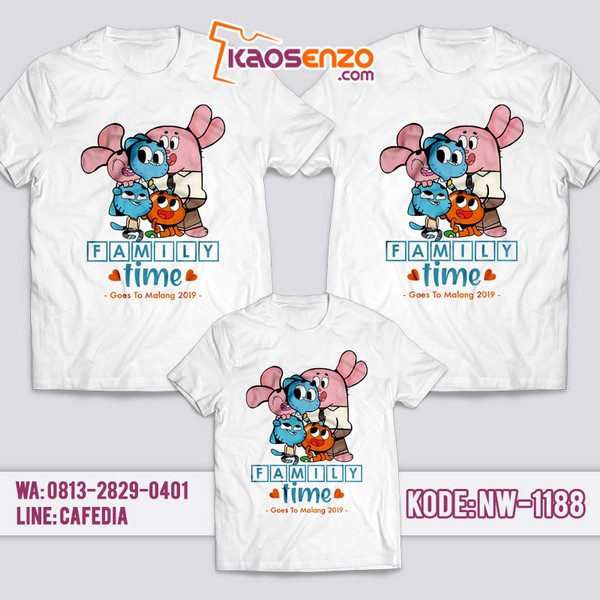 Baju Kaos Family Gathering GUMBALL | Kaos Couple Keluarga | Kaos GUMBALL - NW 1189