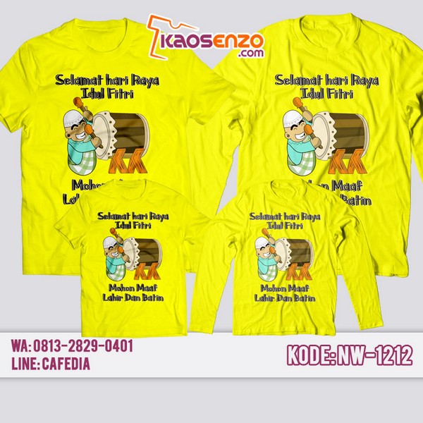 Baju Kaos Couple Keluarga Kartun Animasi | Kaos Family Custom | Kaos Kartun Animasi - NW 1212