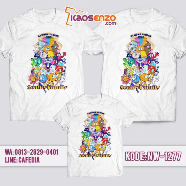 Baju Kaos Couple Keluarga Gumball | Kaos Family Custom | Kaos Gumball - NW 1277