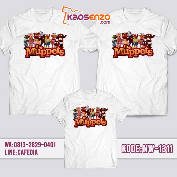 Baju Kaos Couple Keluarga Muppets | Kaos Family Custom | Kaos Muppets - NW 1311