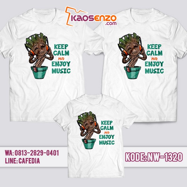 Baju Kaos Couple Keluarga I Am Groot | Kaos Family Custom | Kaos I Am Groot - NW 1320