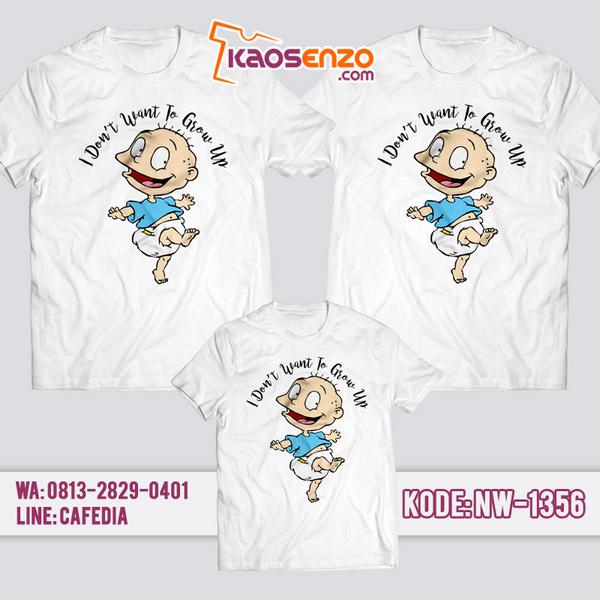 Baju Kaos Couple Keluarga Rugrats | Kaos Family Custom | Kaos Rugrats - NW 1356