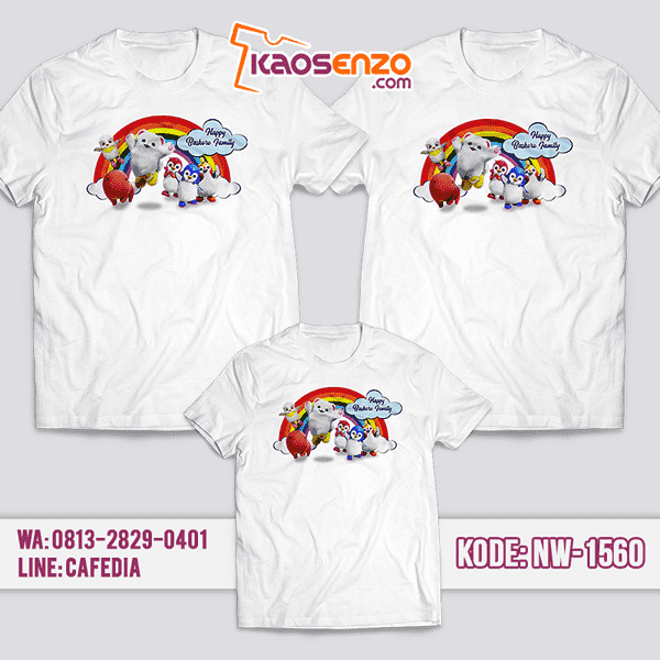 Baju Kaos Couple Keluarga Badanamu | Kaos Family Custom | Kaos Badanamu - NW 1560