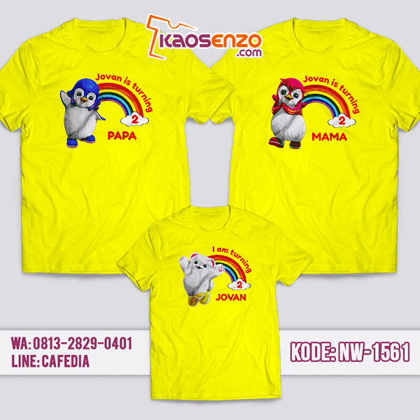 Kaos Couple Keluarga Badanamu | Kaos Ulang Tahun Anak | Kaos Badanamu - NW 1561