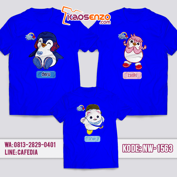 Baju Kaos Couple Keluarga Badanamu | Kaos Family Custom | Kaos Badanamu - NW 1563