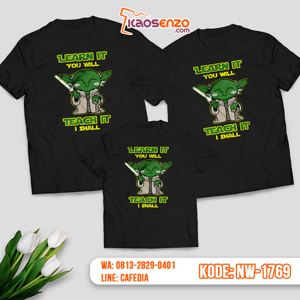 Baju Kaos Couple Keluarga Star Wars | Kaos Family Custom | Kaos Star Wars - NW 1769