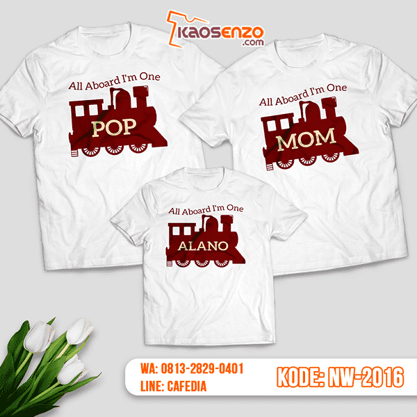 Baju Kaos Couple Keluarga Train | Kaos Family Custom | Kaos Train - NW 2016