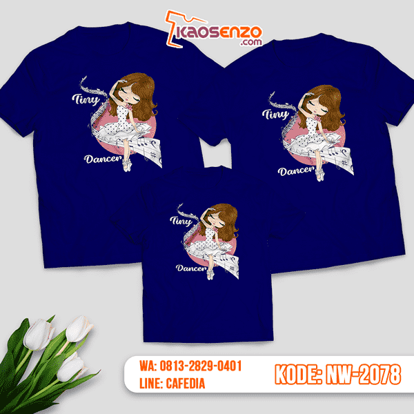 Baju Kaos Couple Keluarga Ballet | Kaos Family Custom | Kaos Ballet - NW 2078