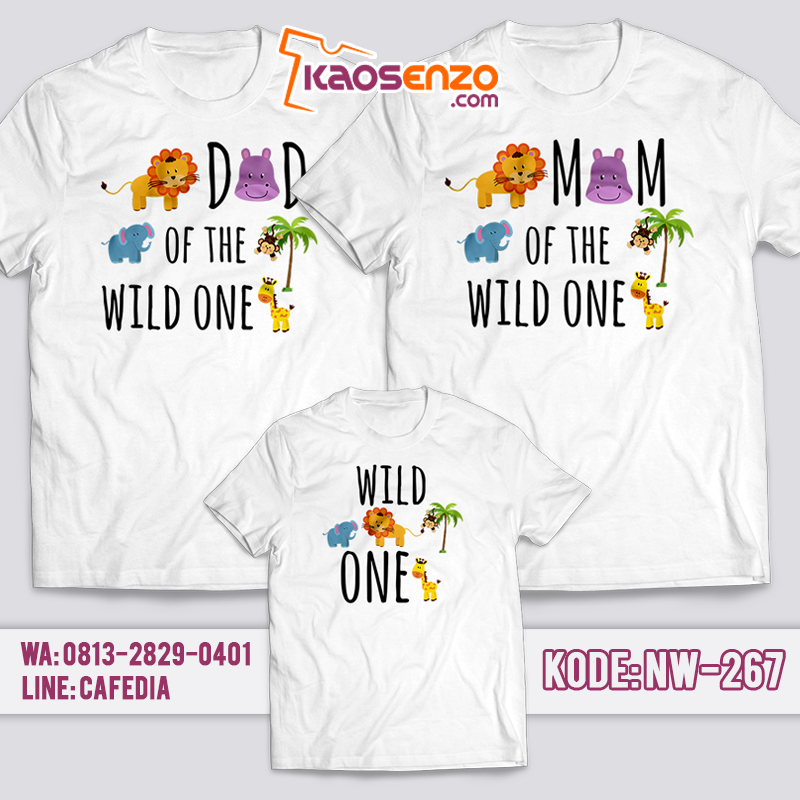 Kaos Couple | Kaos Keluarga | Kaos Custom | Kaos Motif Zoo 5