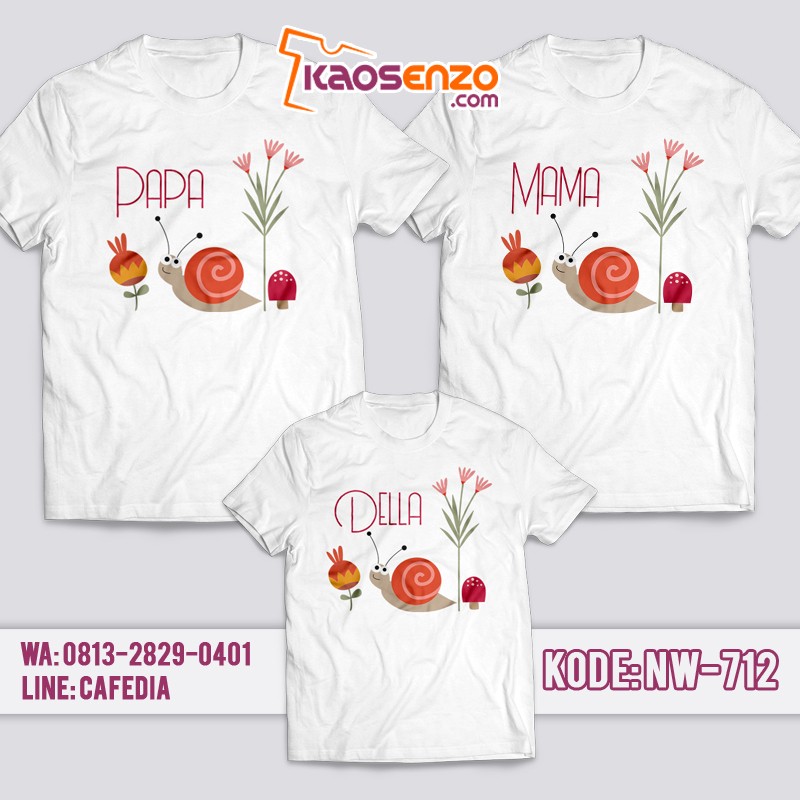 Baju Kaos Couple Keluarga | Kaos Family Custom Zoo & Animal - NW 712