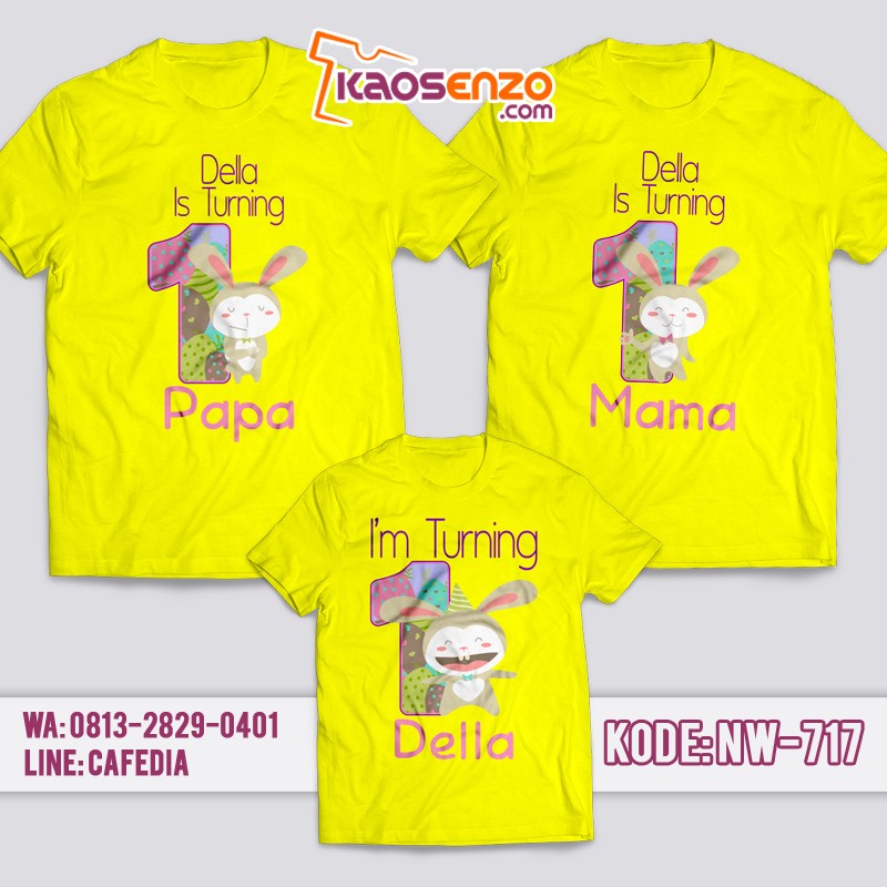 Kaos Couple Keluarga | Kaos Ulang Tahun Anak Zoo & Animal - NW 717