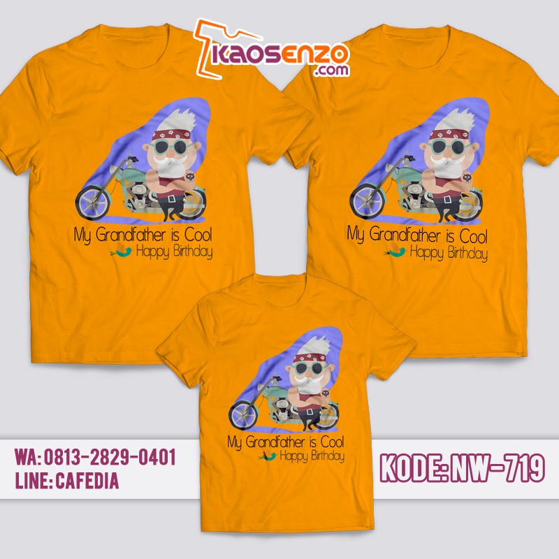 Kaos Couple Keluarga | Kaos Ulang Tahun Anak Modern Family - NW 719