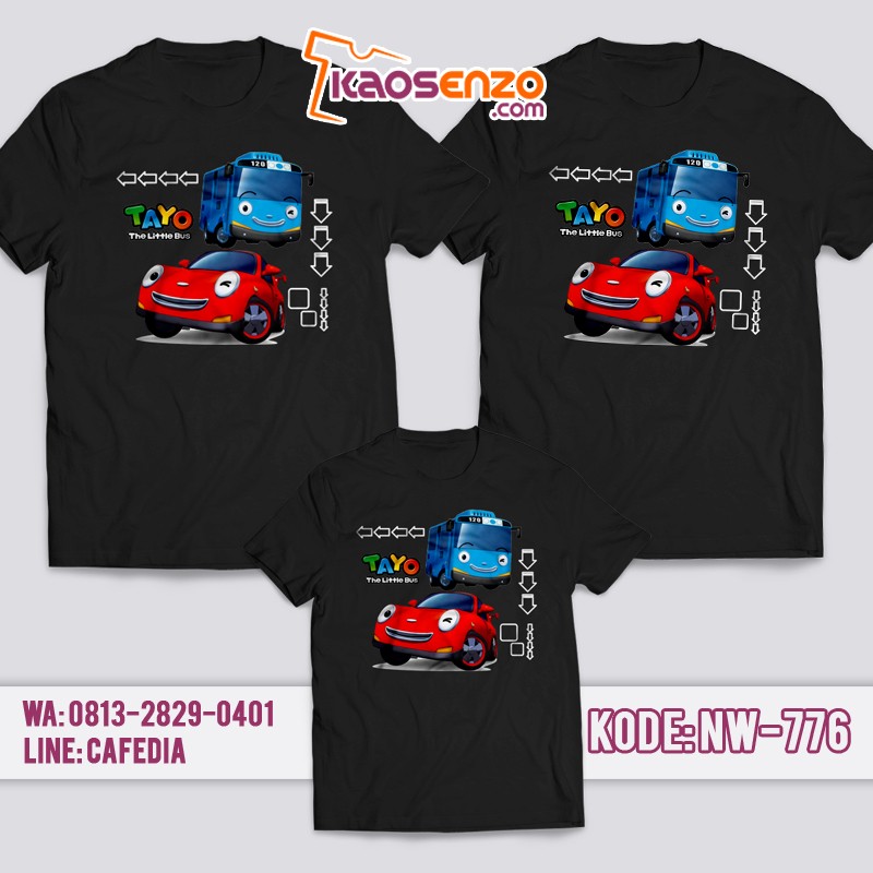 Baju Kaos Couple Keluarga | Kaos Family Custom | Kaos Tayo - NW 776