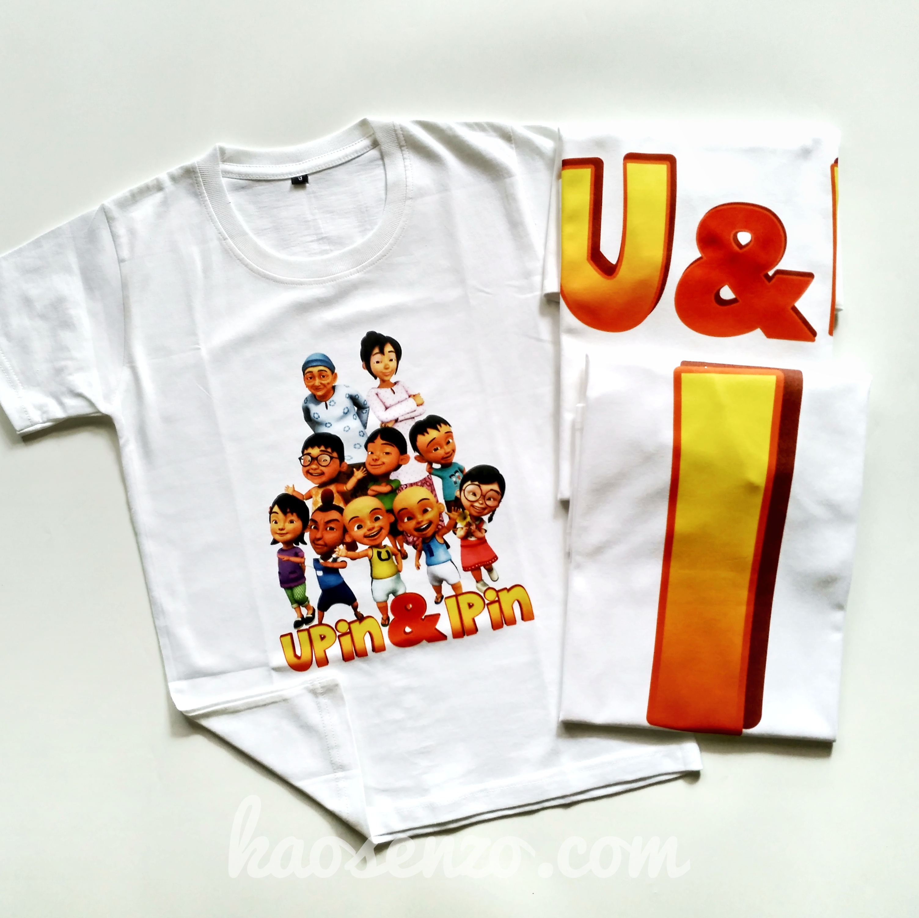 Kaos Keluarga | Kaos Ultah | Kaos Couple | Kaos Motif Upin Ipin